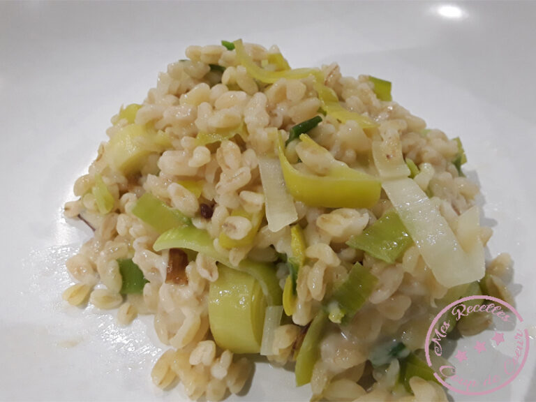 Blésitto aux poireaux