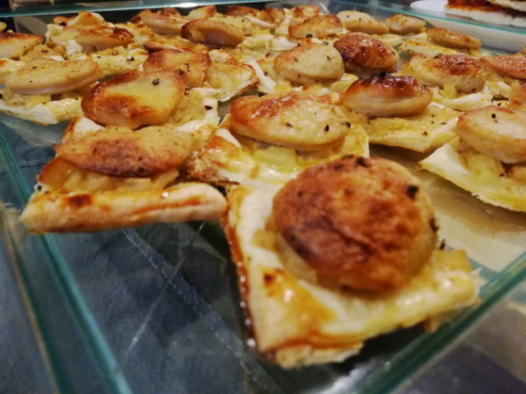 Feuilletés pommes boudin blanc
