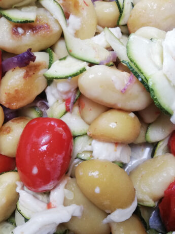 one pan gnocchi tomate courgette