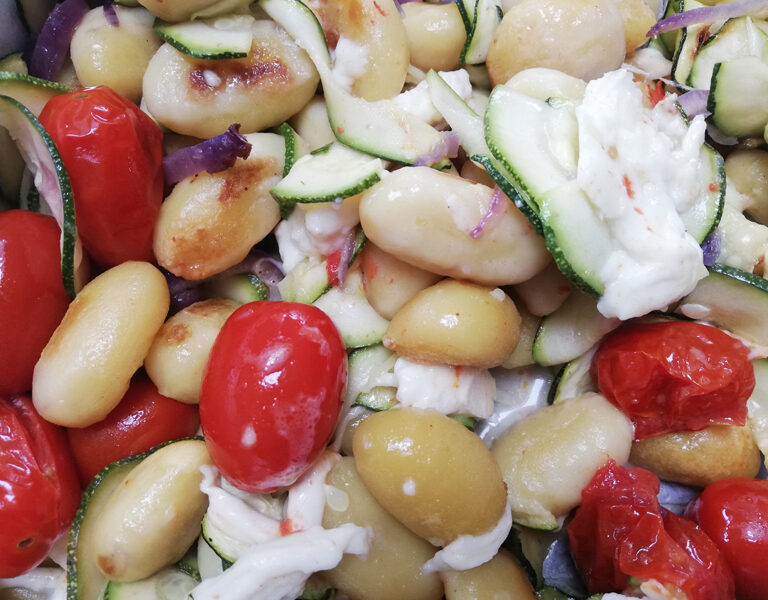 one pan gnocchi tomate courgette